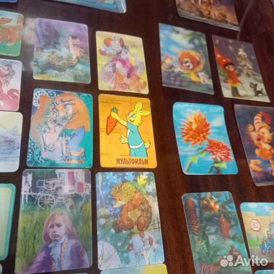 Переливные календарики СССР обертки шоколада