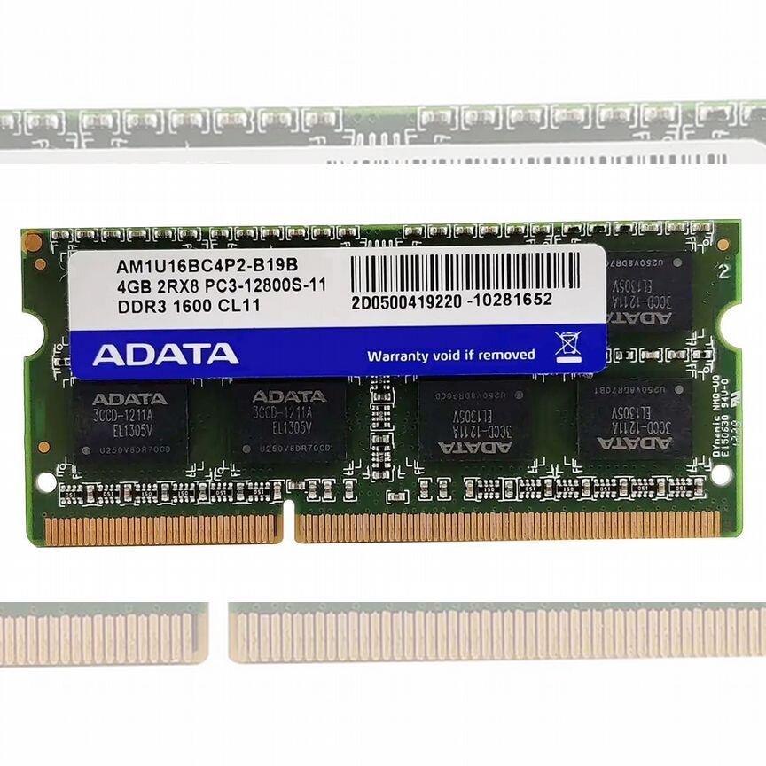 [AM1U16BC4P2-B19B] Оперативная Память Adata 4gb Am1u16bc4p2-B19b