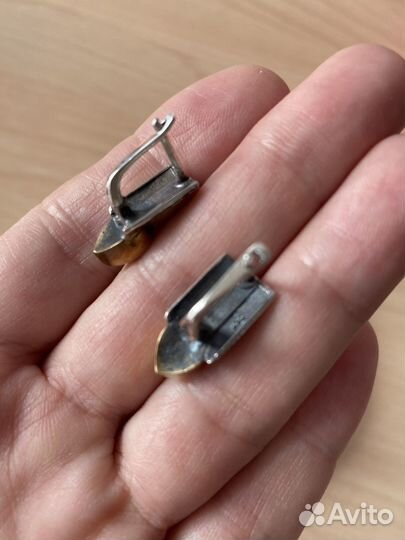 Серьги с агатом
