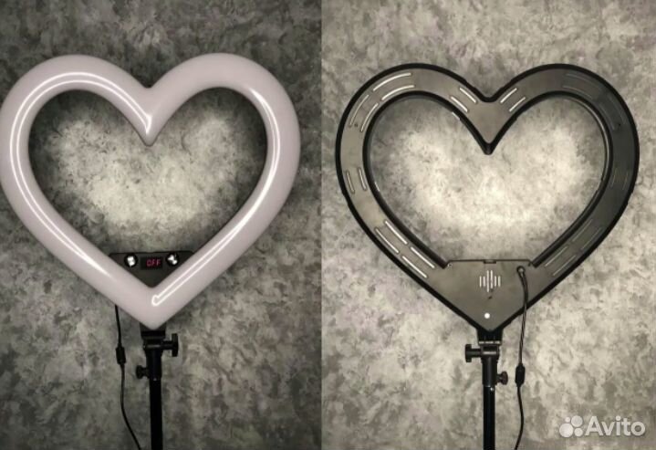 Кольцевая лампа цветная 