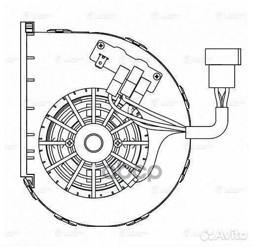 Э/вентилятор отоп. LFh 1203 luzar