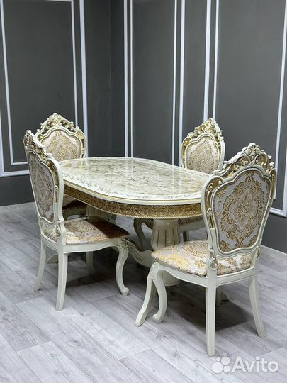 Стол со стульями в наличии\оплата при получении