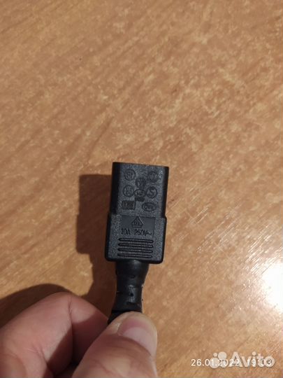 Кабель сетевой подключения блока питания пк