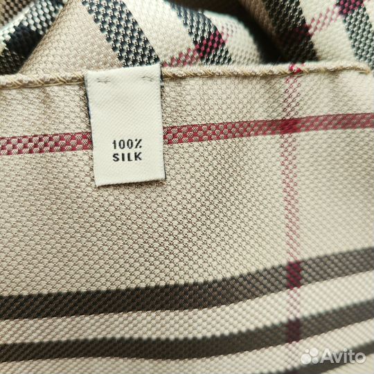 Шарф унисекс burberry 100% шелк