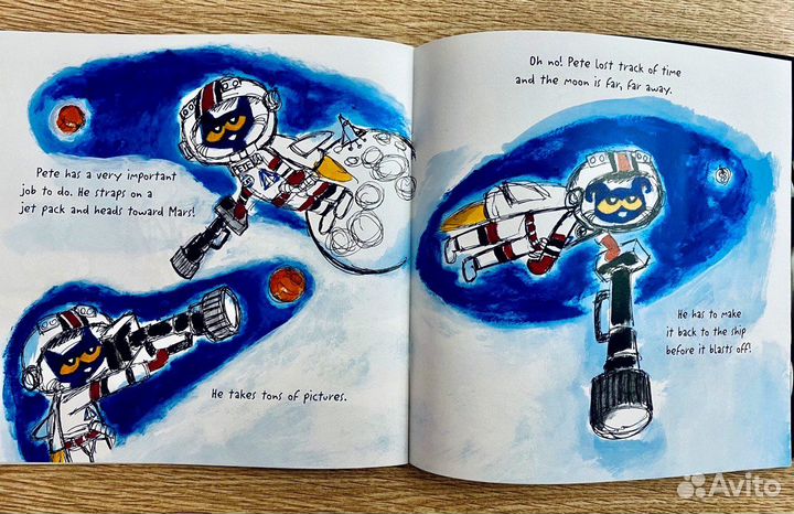 Pete the Cat. Космос книги на английском