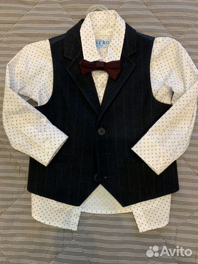 Рубашка с жилеткой