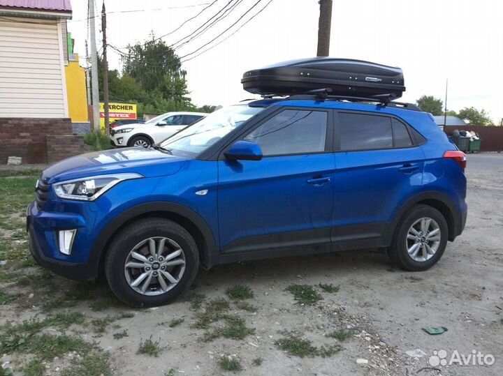 Автобокс MaxBox PRO 460 (средний) черный на Creta