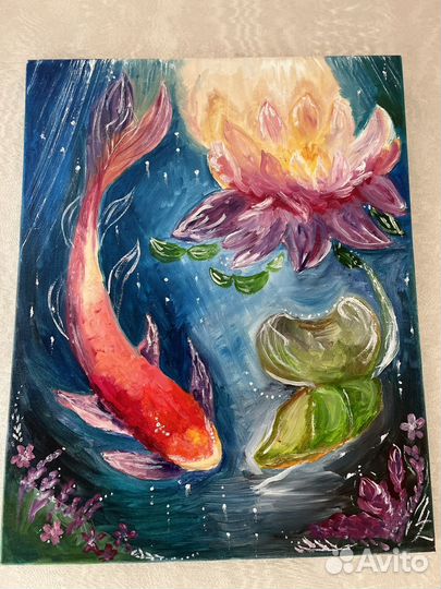 Картина маслом на холсте 40*50 2500