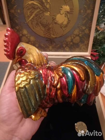 Елочные игрушки Atlas art, Петух