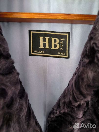 Женская шуба HB furs из каракуля Италия Милан