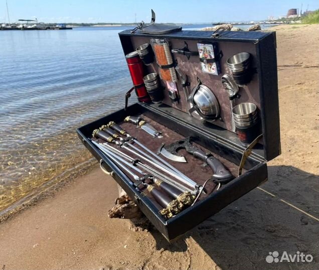 Шашлычный набор в кейсах/ чехлах