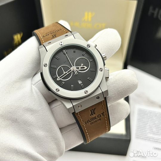 Мужские часы Hublot в полном фирменном комплекте