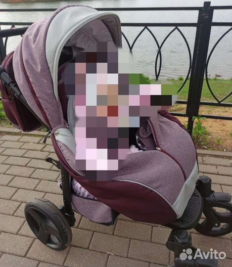 Коляска camarelo elf black