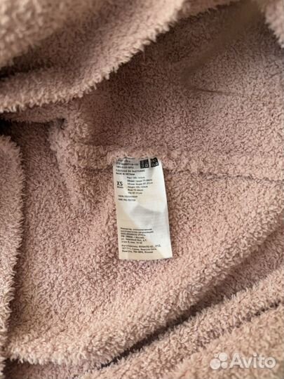 Плюшевая кофта uniqlo