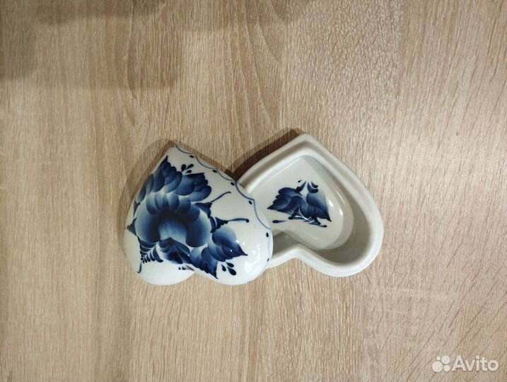 Шкатулка гжель