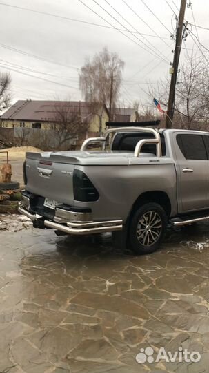 Защита бампера хайлюкс