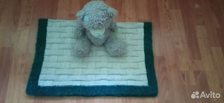 Плед детский вязаный ручная работа