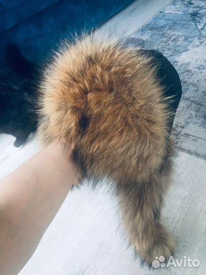 Шапка ушанка меховая