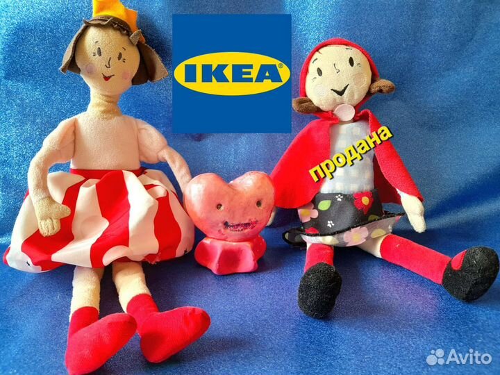 Кукла IKEA принцесса красная шапочка икеа