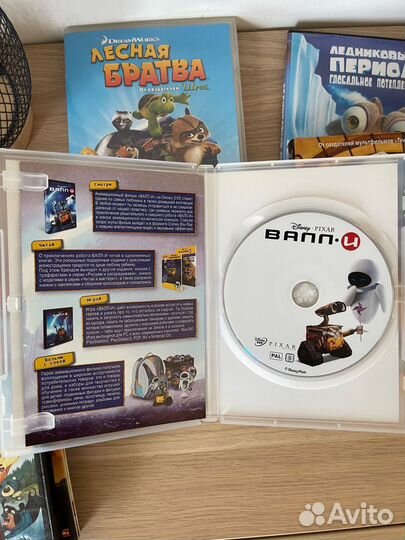 Dvd диски мультфильмы лицензия