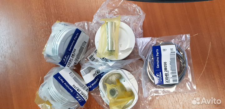 Поршни G4FC+ Кольца Solaris 1.6 0.50