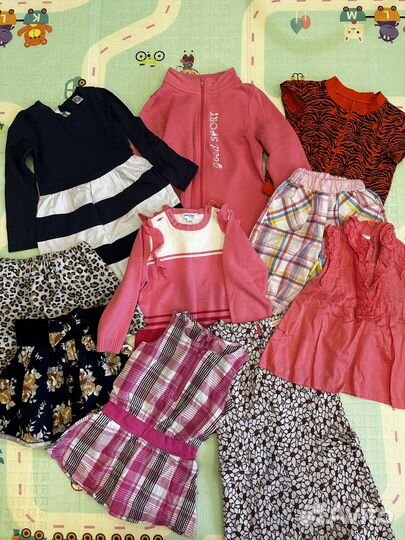 Вещи пакетом на девочку 1-4года