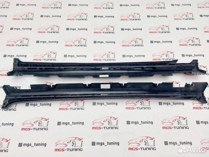 Накладки порогов Mercedes GLC X253 оригинал