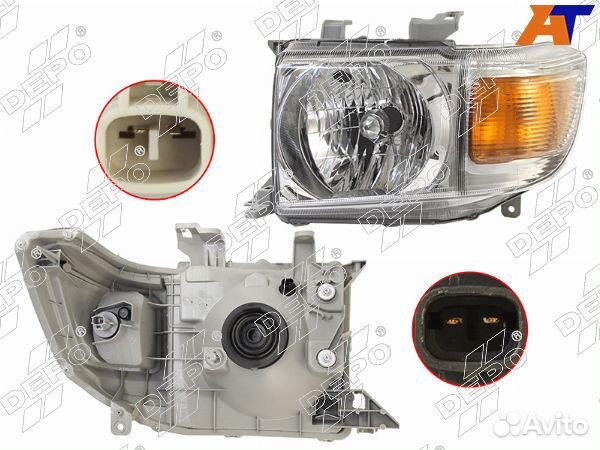 Фара toyota land cruiser, toyota land cruiser J7 0