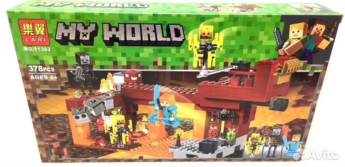 Конструктор Герои из кубиков 378 дет