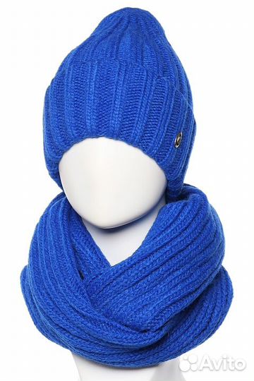 Комплект шарф со снудом женские