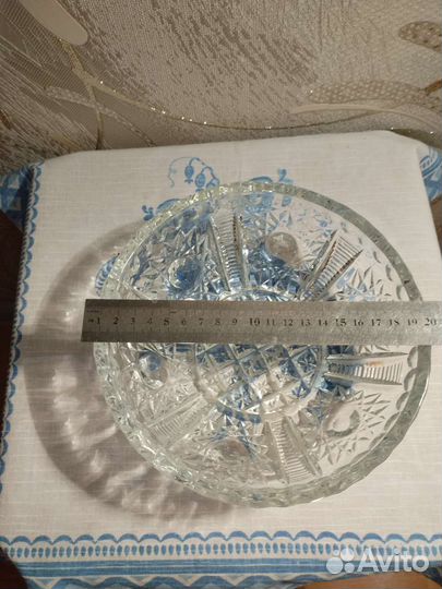 Ваза хрустальная