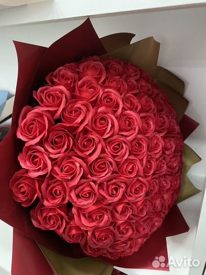 Мыльные розы 100 шт