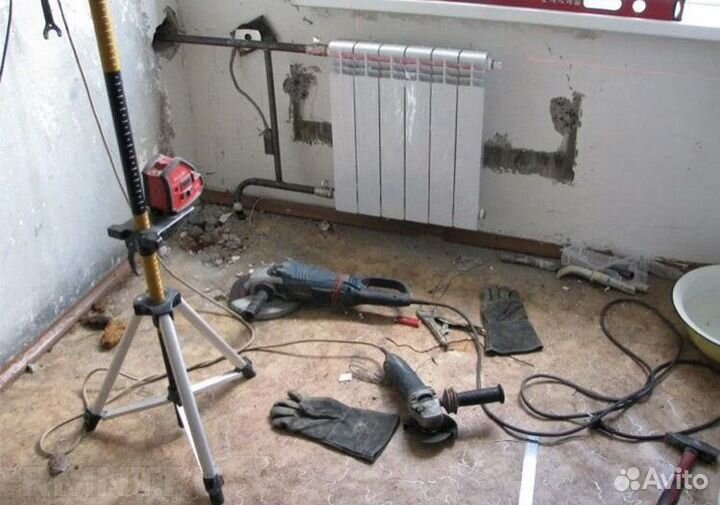 Замена батарей отопления