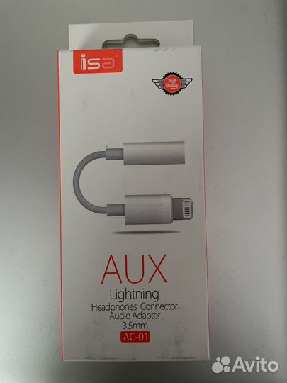 Новый переходник lightning на mini jack 3.5