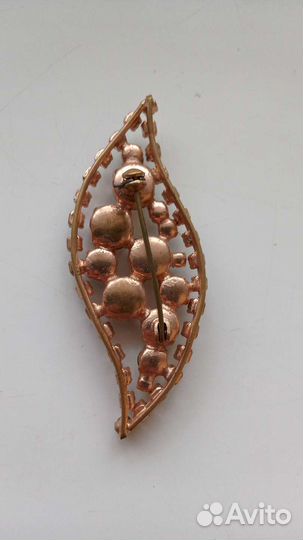 Брошь винтажная Чехия СССР