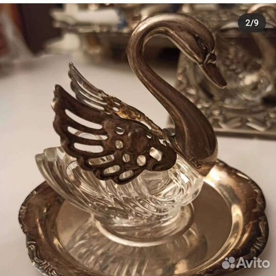 Солонка хрустальная 