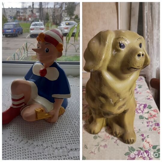 Копилки Буратино и собака