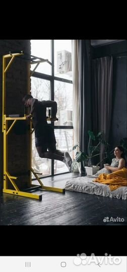 Турник 3 в 1 напольный