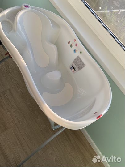 Детская ванночка с подставкой okbaby
