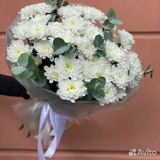 Букет из Хризантем. Цветы. Доставка