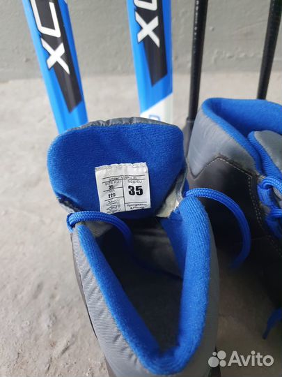 Лыжи беговые детские 160 с ботинками