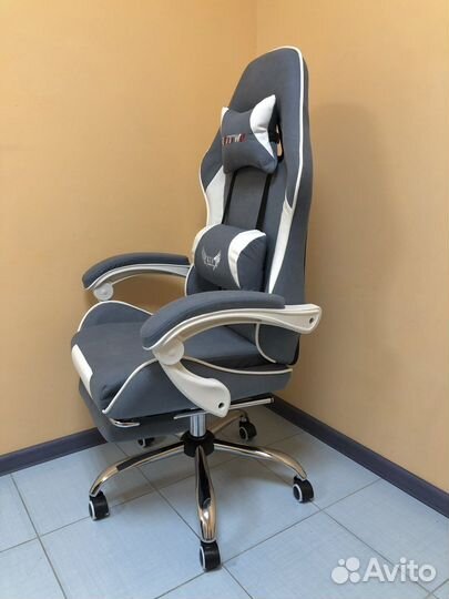 Игровое кресло геймерское из ткани