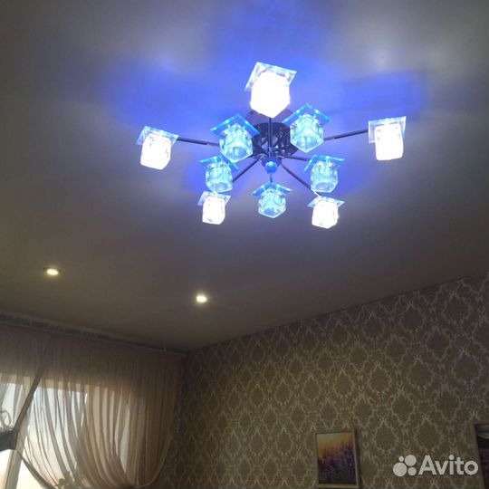 Люстра потолочная подвесная бу