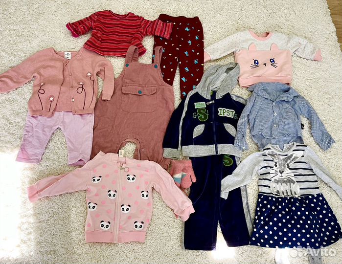 Одежда пакетом для девочки 86