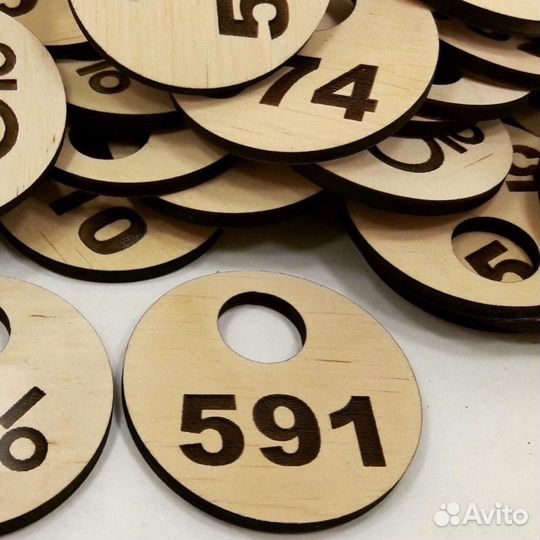 Бирки,Гардеробные номерки