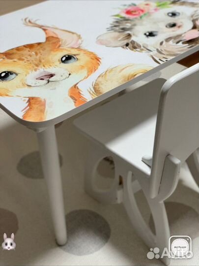 Детский стол и стул новый комплект