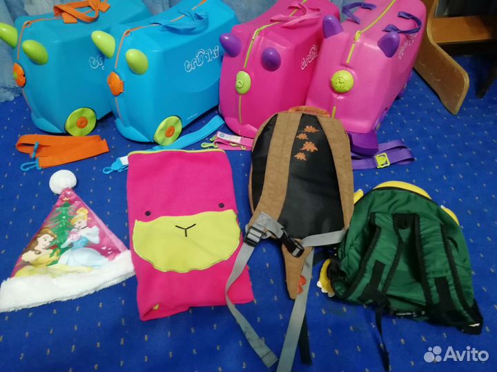 Чемодан детский Trunki Ride 'n Roll 4колеса