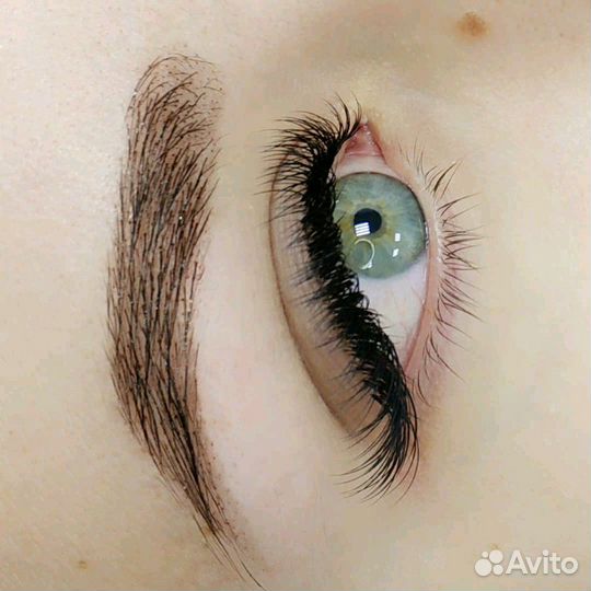 Наращивание ресниц, окрашивание бровей, шугаринг