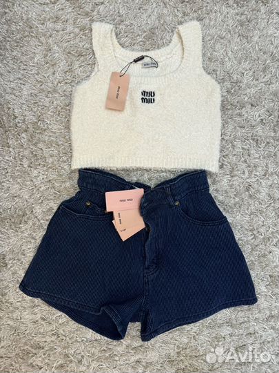 Шорты miu miu