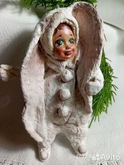 Ватная елочная игрушка “Детский утренник”12см